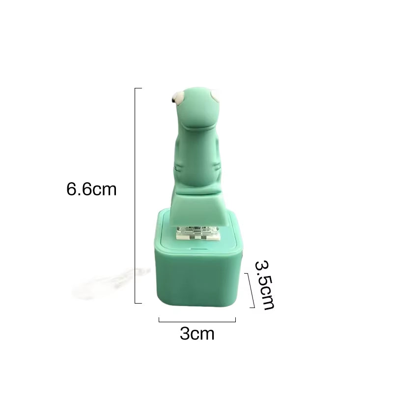 Croaking Frog Fidget Pendant Keychain with Colorful Lights Rechargeable Stress Reliever Anxiety Sensory Funny Sound Button Charm